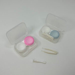 Estuche para lentes de contacto Sencillo transparente