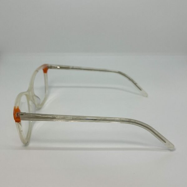 Montura Dama Acetato VGF transparente + naranja - Imagen 3