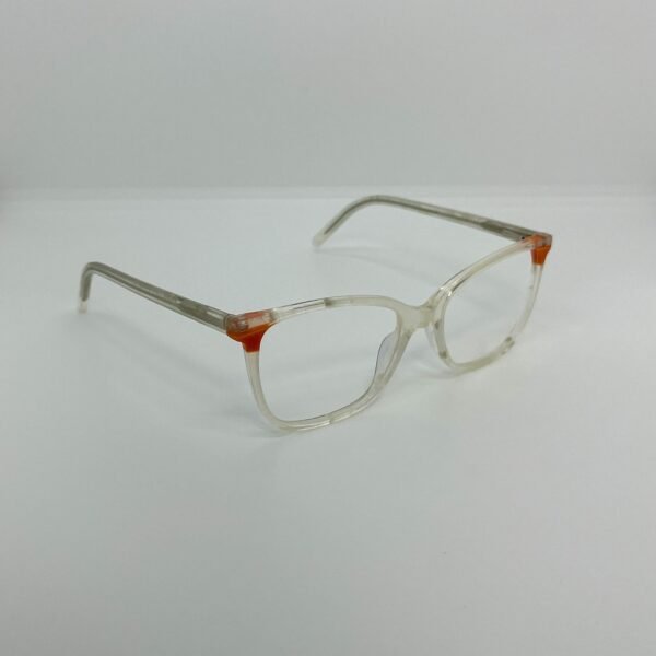 Montura Dama Acetato VGF transparente + naranja - Imagen 2