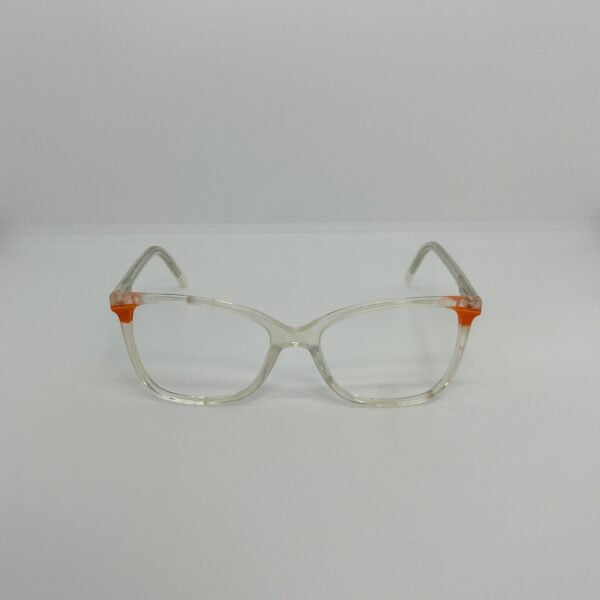 Montura Dama Acetato VGF transparente + naranja