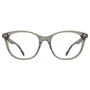 Montura Dama Acetato Cristal Gris Ovalada VGF 068