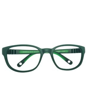 Montura niño Flex, Verde ovalada. VGF 206