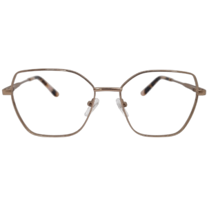 Montura Dama Metálica Dorada/Rosada Hexagonal VGF 228