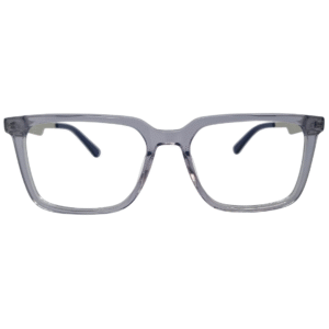 Montura Caballero Acetato, Gris Cristal Cuadrada. VGF 227