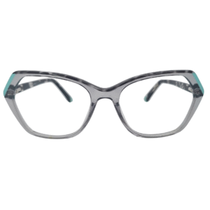 Montura Dama Acetato, Gris Celeste Agatada. VGF 222