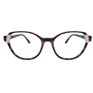 Montura Dama Acetato Animal Print Redonda VGF 043