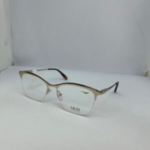 Montura Dama Metalica Ranurada Dorada VGF 218