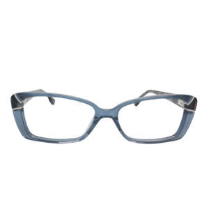 Montura Dama Acetato Azul Traslucido Degrade - GF0138