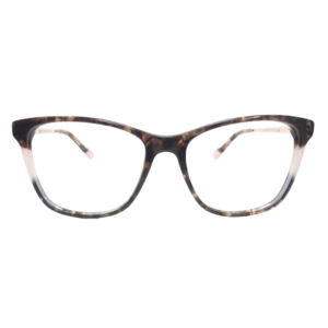 Montura Dama Acetato Animal Print Cafe Rosada- GF0026