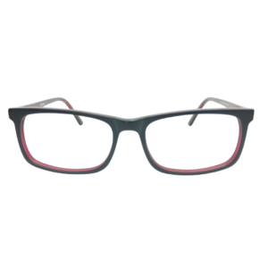 Montura Caballero Acetato Negro Rojo - GF0219