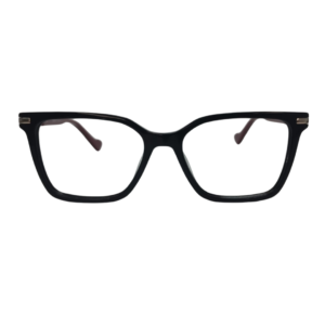 Montura Dama Acetato Negro Vinotinto - GF0128